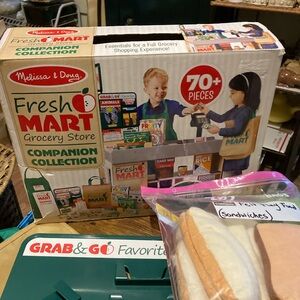 Melissa & Doug felt play food and fresh mart companion collection